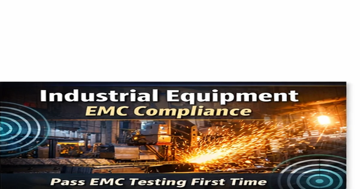 Industrial equipment EMC compliance testing high power systems emissions